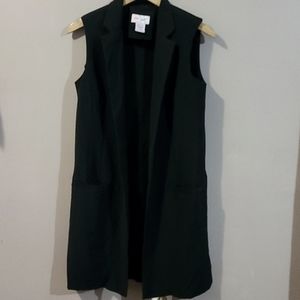 Black Blazer Vest